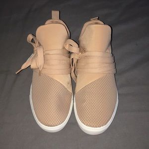 Nude pink brash sneakers